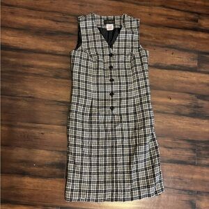 90s/y2k plaid dress